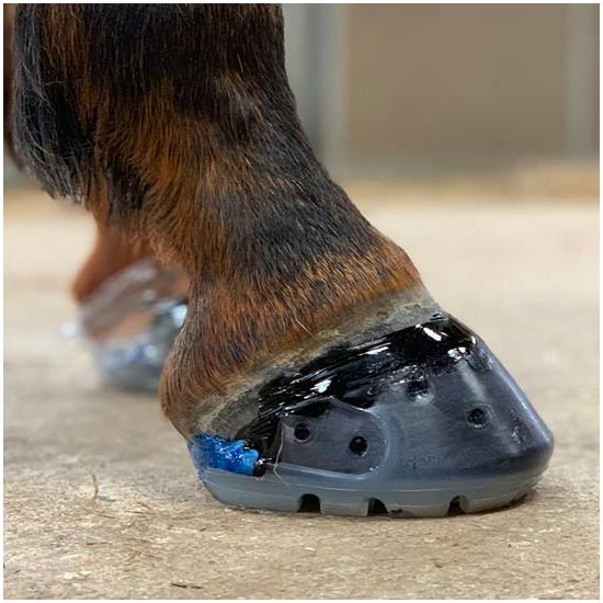 FLOATING BOOTS - COMPETITION GLUE-ON NEGRO ENDURANCE